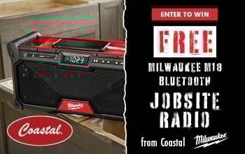 FREE Milwaukee M18 Bluetooth Jobsite Radio