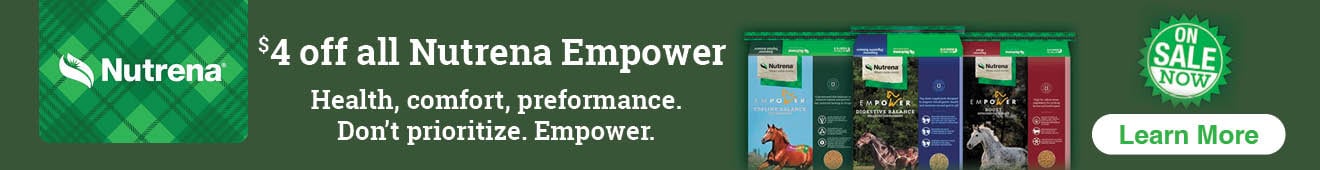 $4 Off All Nutrena Empower. Health, comfort, performance. Don't prioritize. Empower.