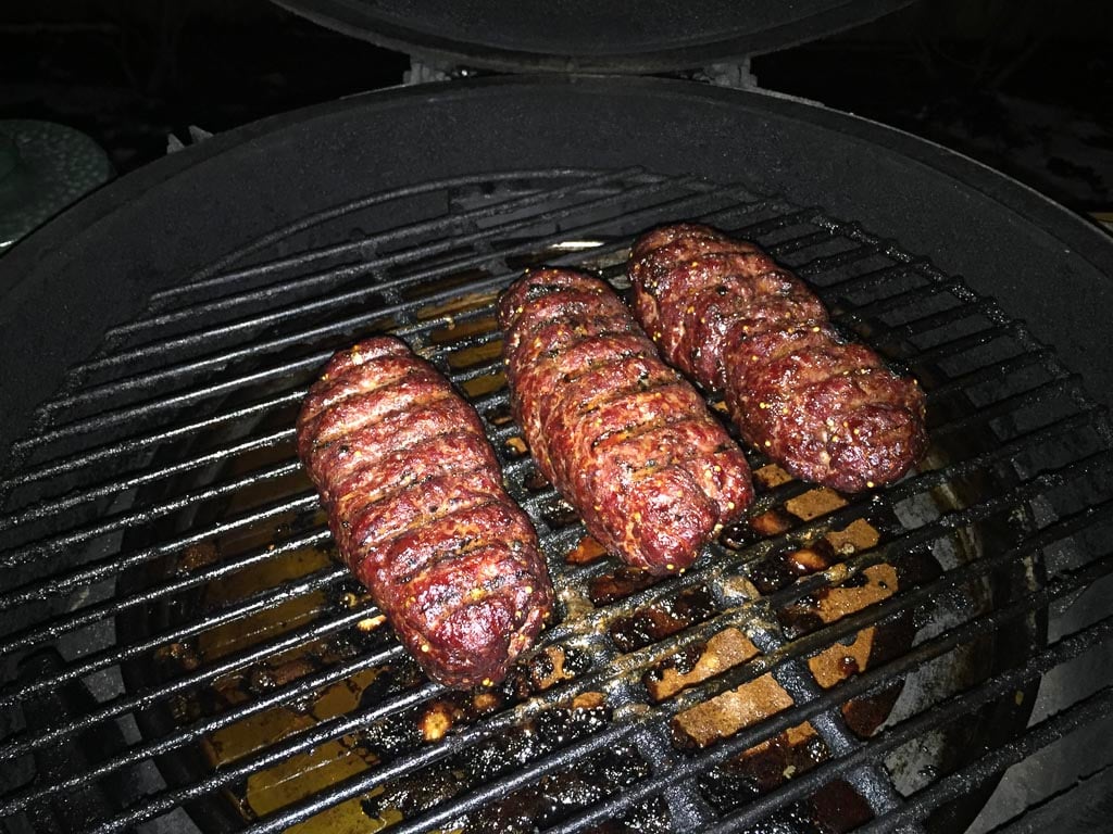 Summer Sausage on the Big Gree Egg