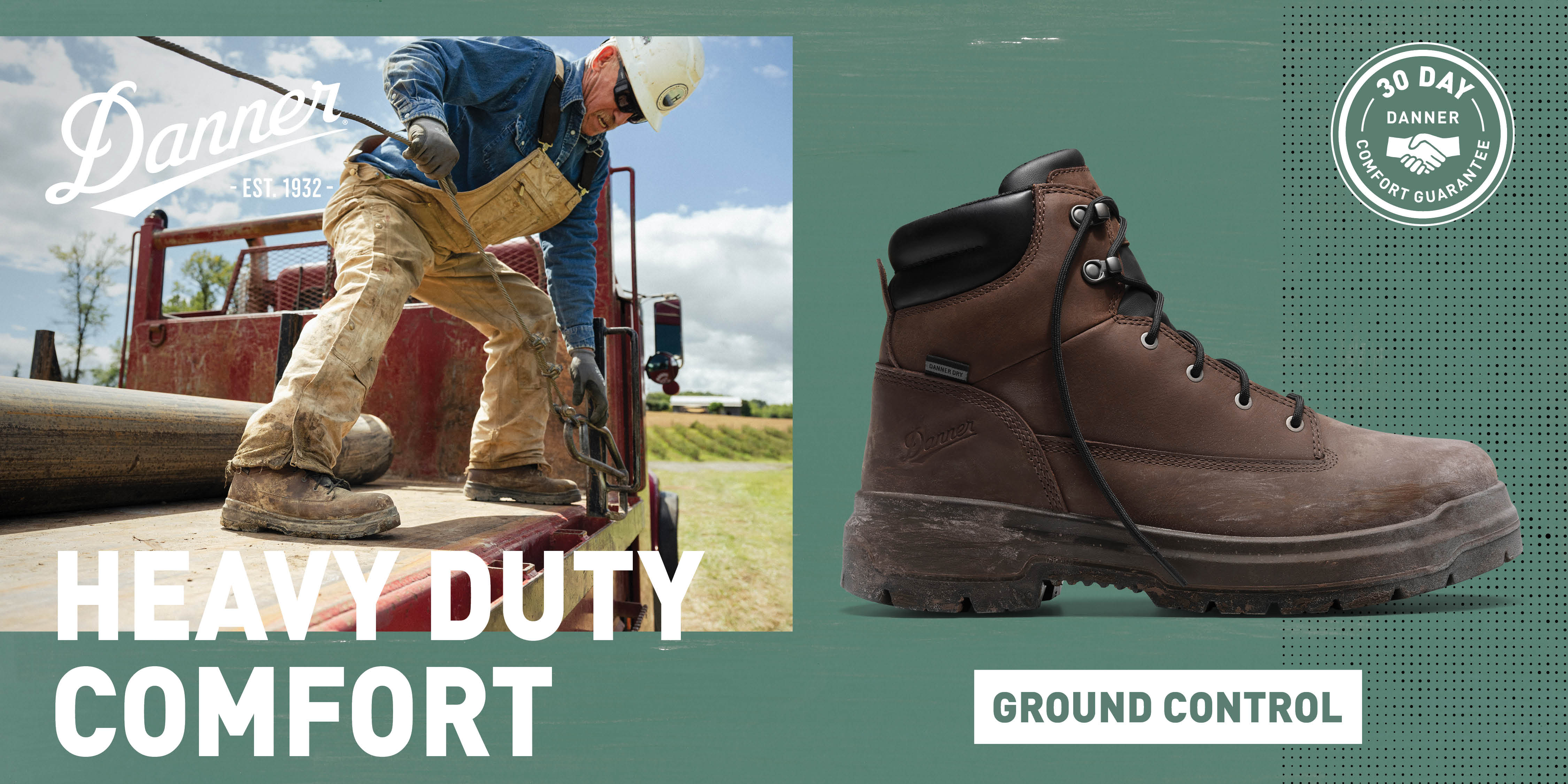 HEAVY DUTY COMFORT DANNER GROUND CONTROL