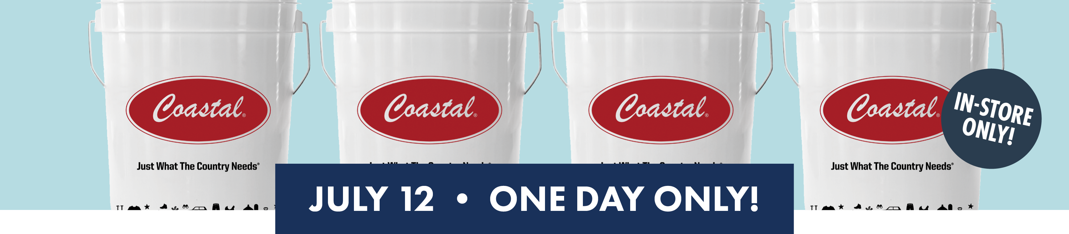 Bucket Sale In Store Desktop Banner