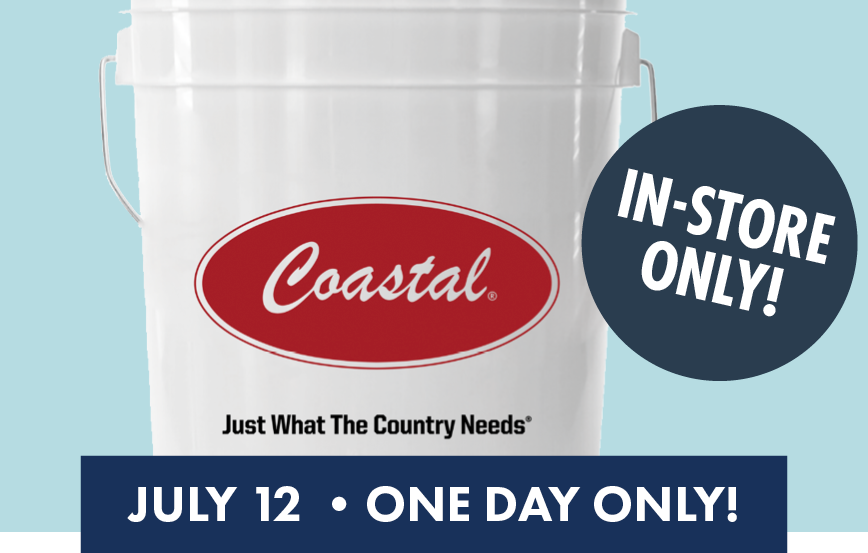 Bucket Sale In Store Banner