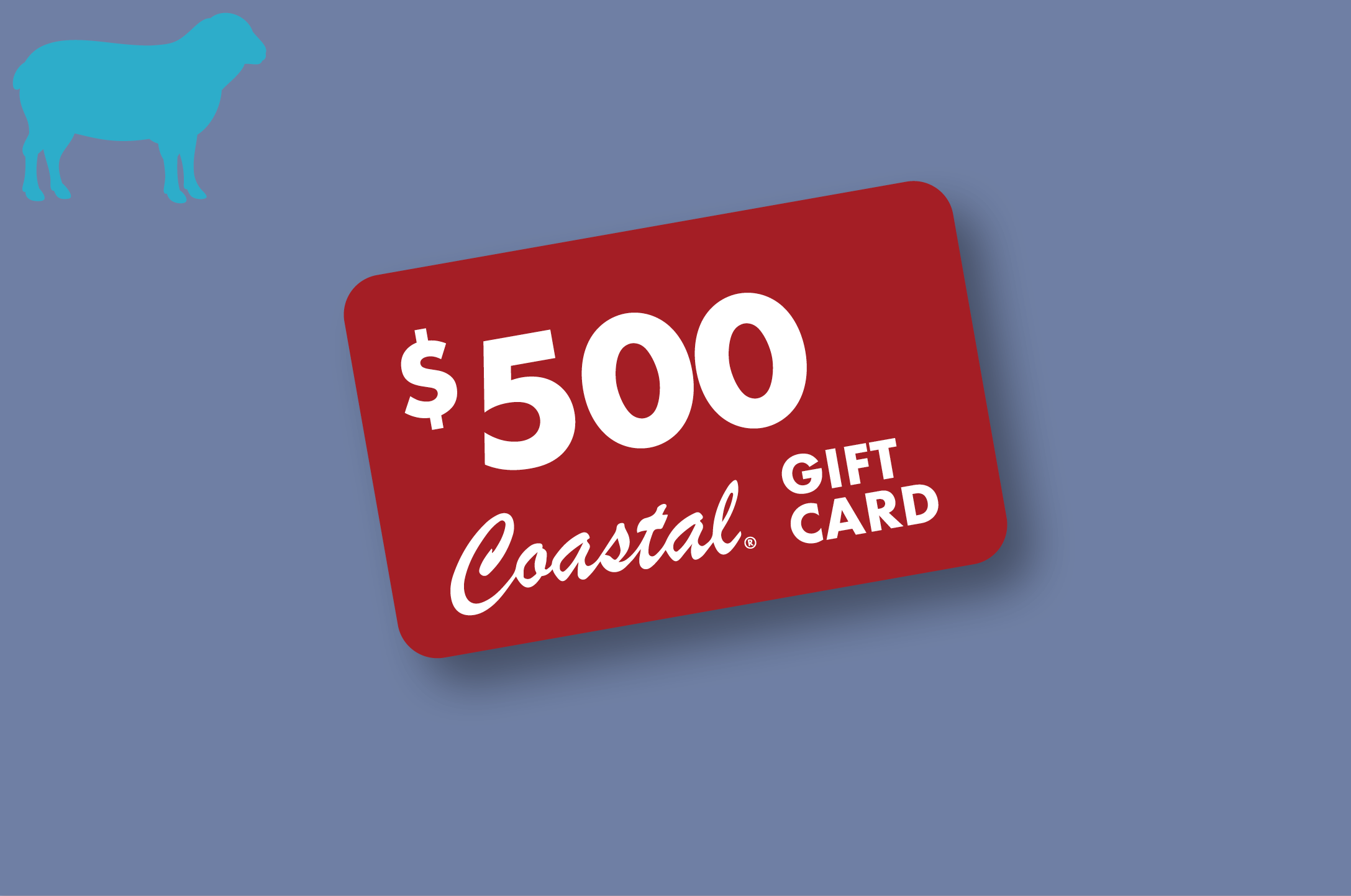 $500 Coastal Gift Card Sponsored by Hillman & Koch