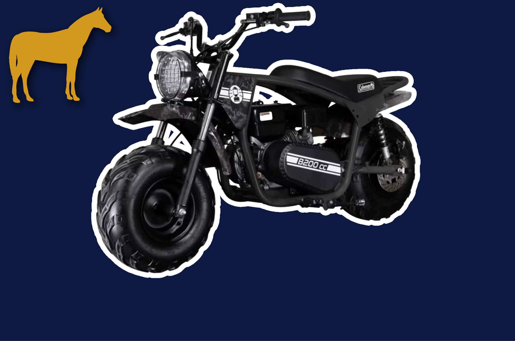 Coleman Powersports C200RVS Gas-Powered Mini Bike