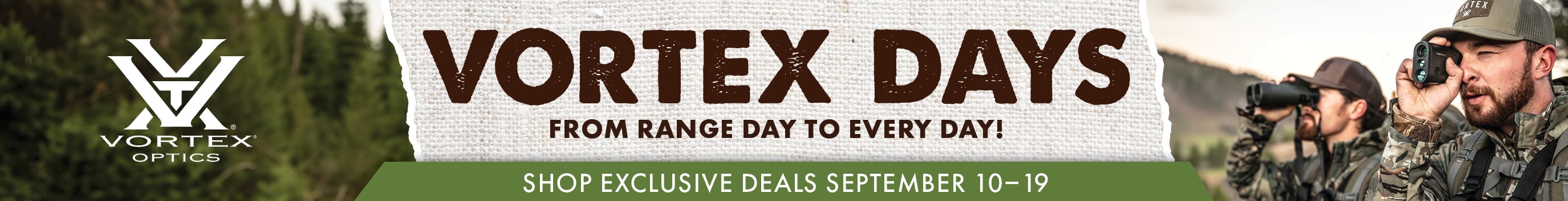 Vortex Days: From Range Days to Every Day! Shop Exclusive Deals September 10-19