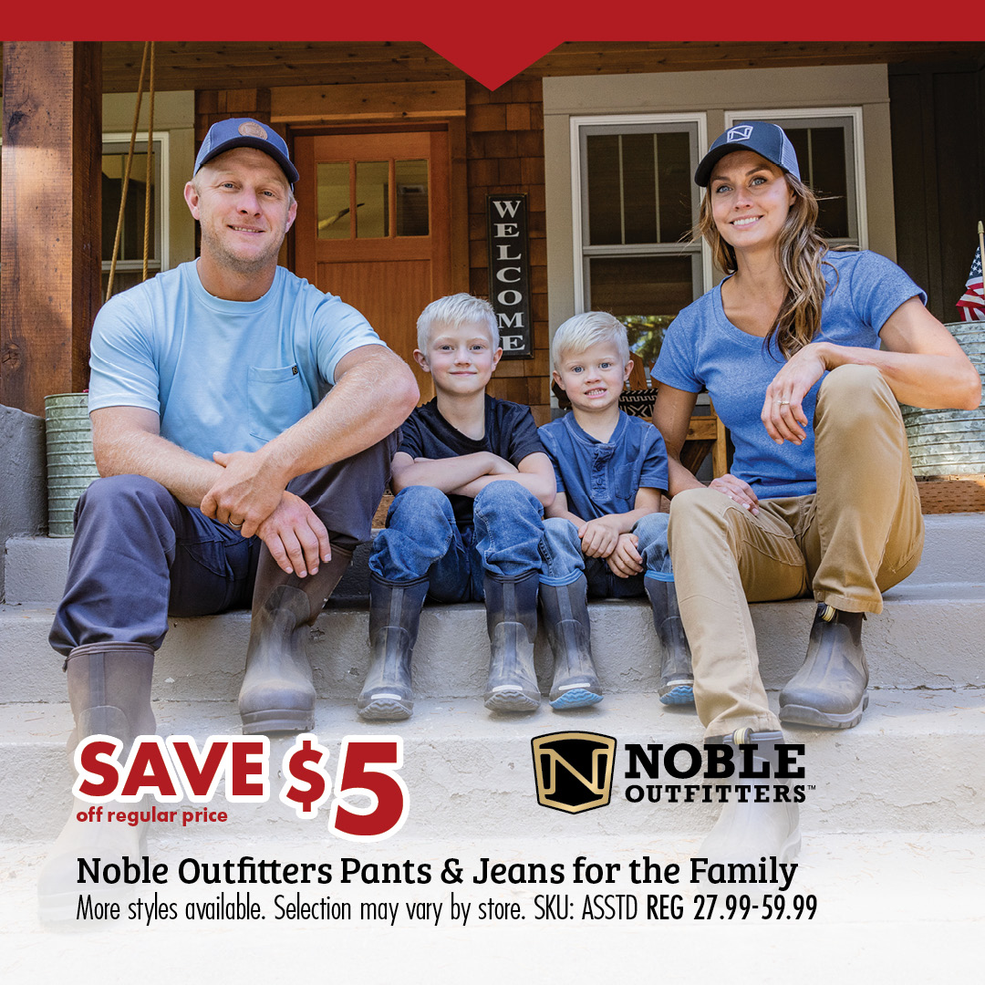 SAVE $5 regular price Noble Outfitters Pants & Jeans for the Family More styles available. Selection may vary by store. SKU: ASSTD REG 27.99-59.99