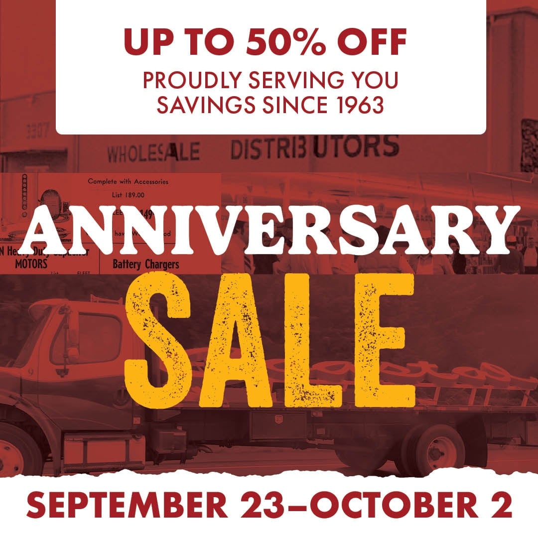 UP TO 50% OFF PROUDLY SERVING YOU SAVINGS SINCE 1959 ANNIVERSARY SALE SEPTEMBER 23 - OCTOBER 2