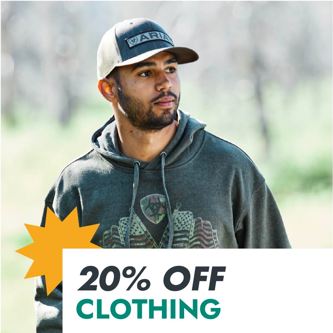 20% OFF CLOTHING