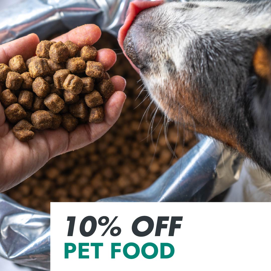 10% OFF PET FOOD