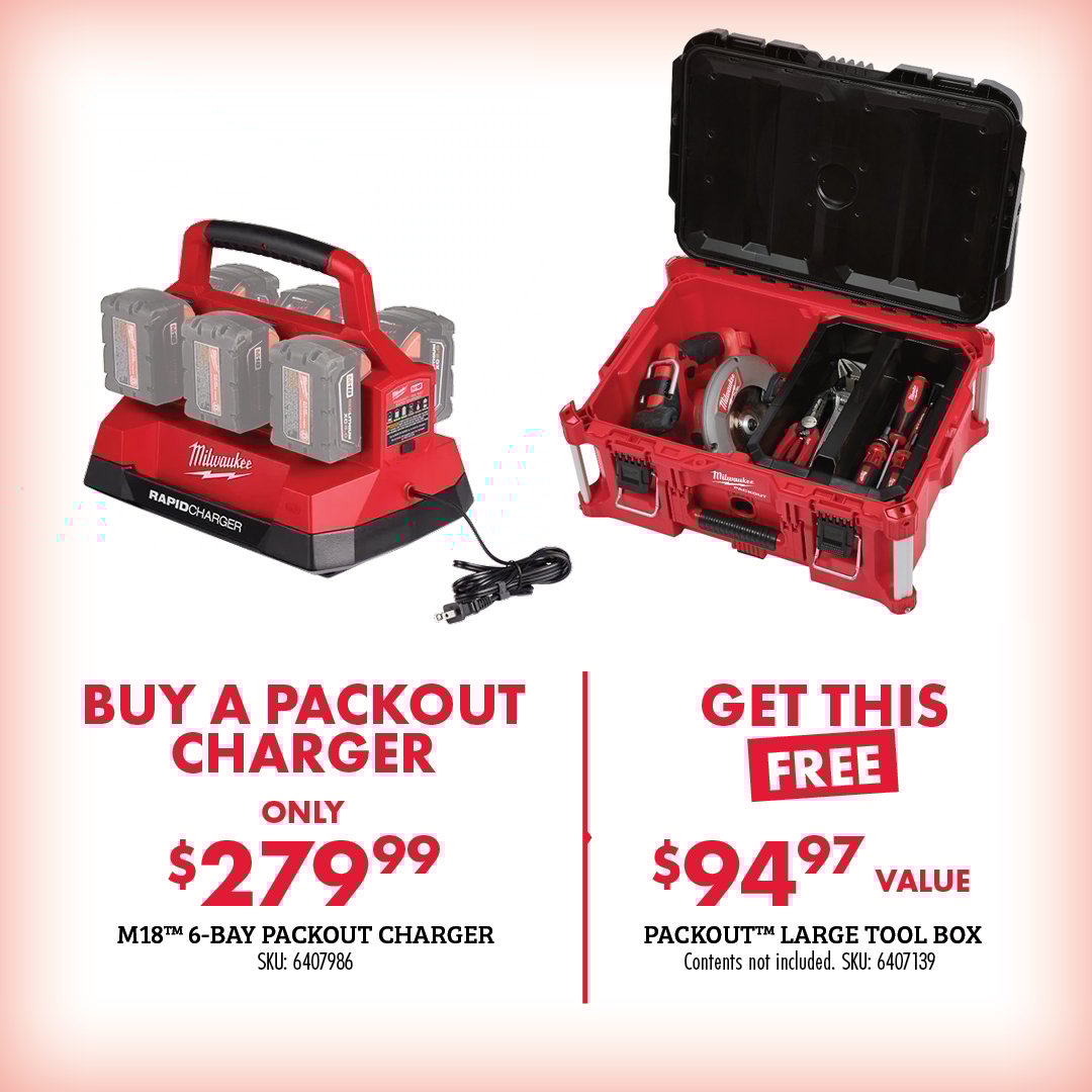 BUY THIS SAVE $20 $199.99 M18 REDLITHIUM XC5.0 SYSTEM STARTER KIT SKU: 926987002 REG 219.99 GET A SELECT BARE TOOL FREE