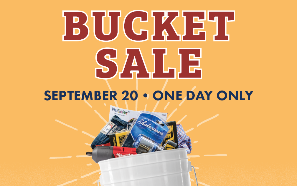 Bucket Sale September 20