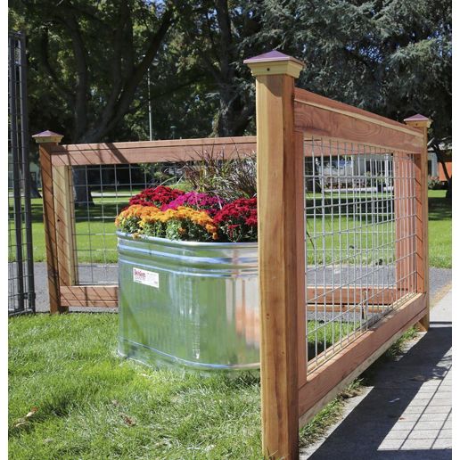 Galvanized Round End Stock Tank, 100-Gal