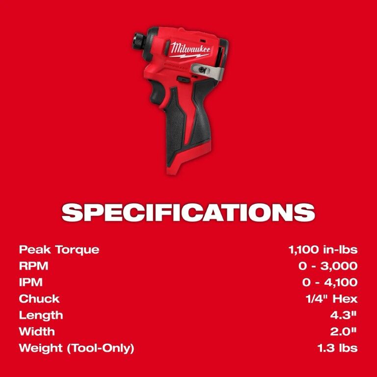 Milwaukee M12 Subcompact Brushless Drill Driver & Impact Driver 2-Tool Combo Kit