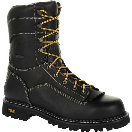 Georgia Men's AMP LT Logger Low Heel Waterproof Work Boot
