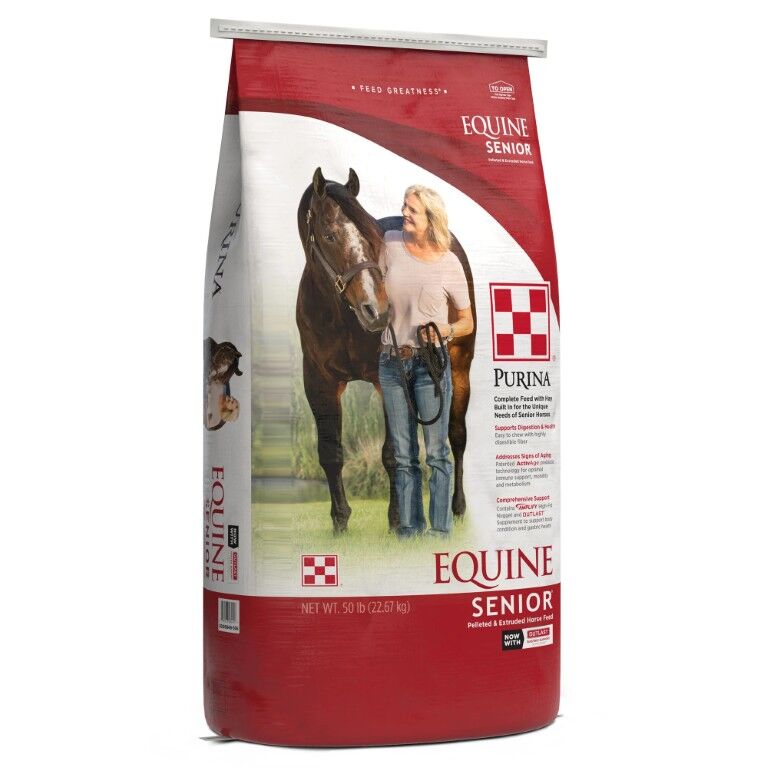 Purina Equine Senior Horse Feed, 50-Lb
