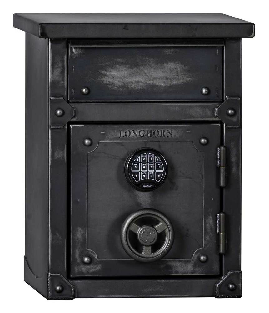 LNS2618 Longhorn Security Safe End Table Nightstand