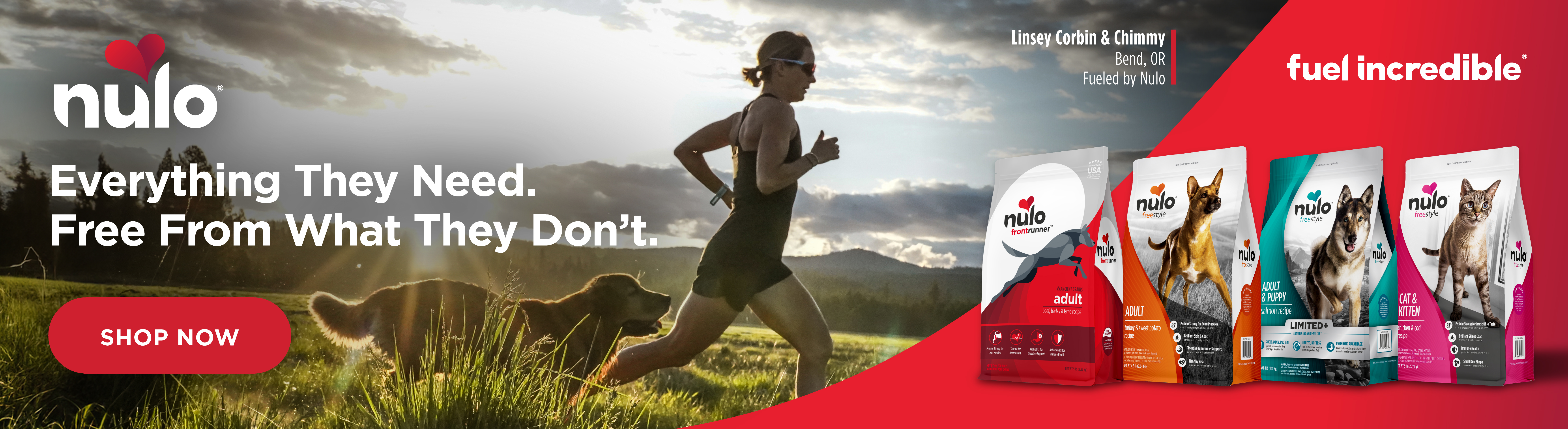 nulo Everything They Need. Free From What They Don't Fuel Incredible Lindsey Corbin & Chimmy Bend, OR Fueled by Nulo